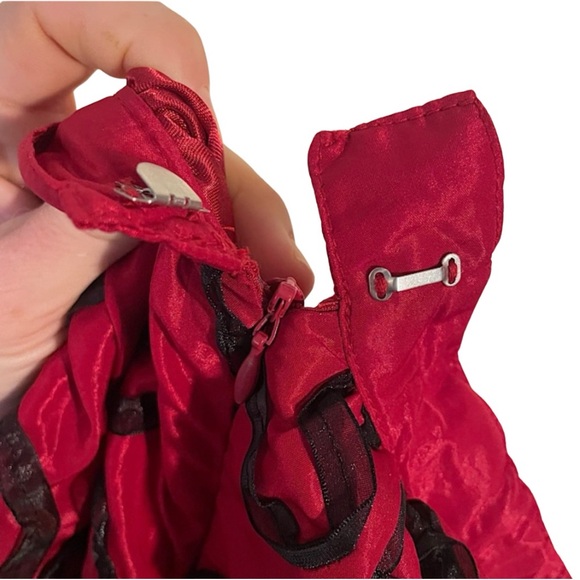 EUC Children’s Place Holiday Skirt Lined Satin Size 6x / 7 Adjustable to a sz 6 - Picture 5 of 7